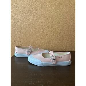 Vans Mary Jane Women’s Size 9.5 Buckled Shoes Ballet Chintz Rose Pink New